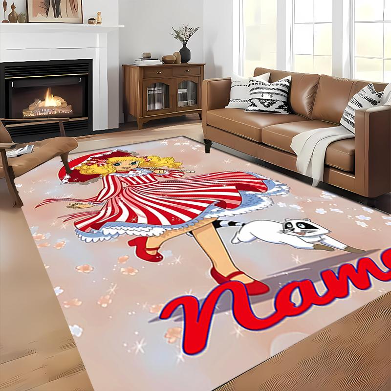 Custom personalization Candy Candy Area Rug - Perfect For Kitchen, Bathroom,Laundry Room Decor Large Size Available,Gift All Seasons