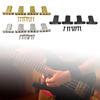 4 String Headless Guitar Locking Nut DIY with Screw Professional Block Strings Lock Replacement for Instrument Electric Guitar