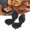 Мини электрическая вафельница Bubble Egg Cake Oven Breakfast Love Heart Shaped Waffle Maker Кухонная техника 110-220 В