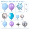 107-Piece Frozen Character Birthday Decorations, Character Balloons, HAPPY BIRTHDAY Banner, Cake Topper, Stickers, Kids Birthday Celebration