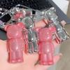 Bear Lip Mud Matte Foggy Velvet Lip Glaze Lipstick Keychain Подвеска для помады для студенческой вечеринки Макияж для девочек