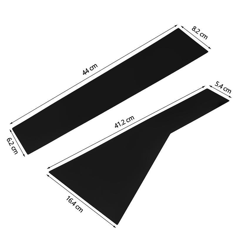 Car Door Window Decorative Trim Pillar Post Cover Glossy Piano Black for Dodge Journey 2009-2020