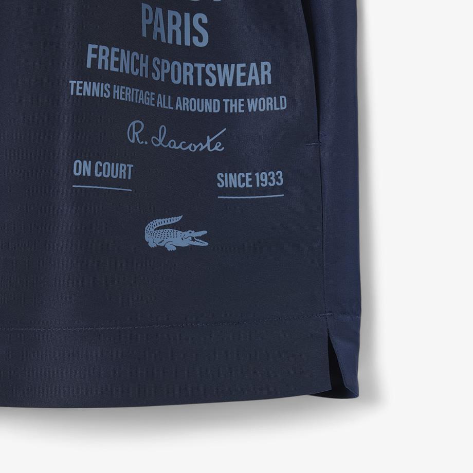 [lacoste] Women's Worded Shorts FF9845-55G166