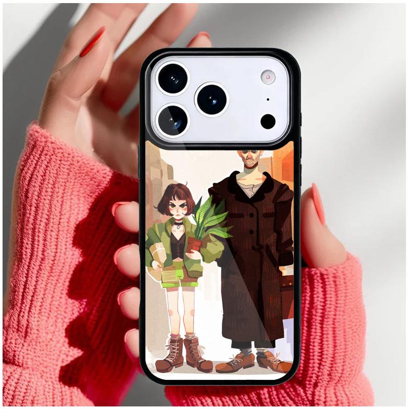 Leon The Professional Phone Case for iPhone 17 16 15 14 13 Pro Max Back Cover for 12 11 Pro Coque