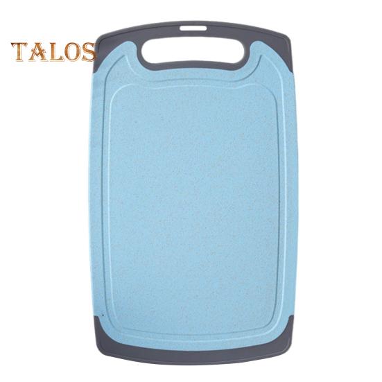 Двусторонняя разделочная доска для овощей и мяса с канавками Удобная ручка с нескользящим покрытием Необходимая кухонная вещь для гурманов и шеф-поваров