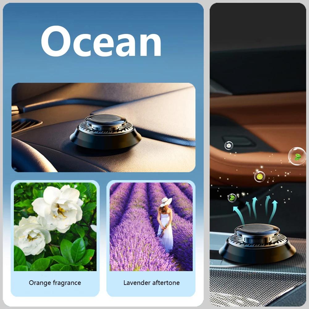 Освежитель воздуха для автомобиля на солнечной энергии, автоматический автомобильный диффузор духов, диффузор эфирных масел, стойкий аромат, украшения для приборной панели