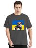 Ukrainian Patron Dog Get Out Of Ukraine T-shirt Cotton Casual O-Neck Summer Woman Funny TShirts Clothing Oversized Tees Tops Unisex