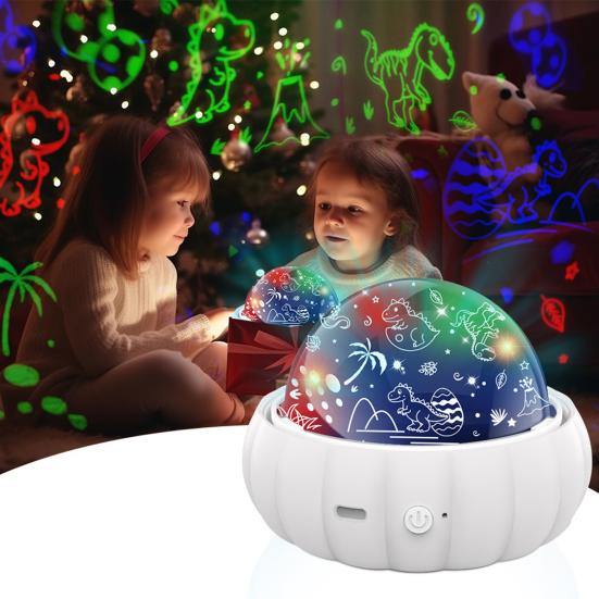 Лампа для проектора Звезда Динозавр Ночной Светильник Интеллектуальное Управление DIY Режим Музыка Синхронизация Энергия