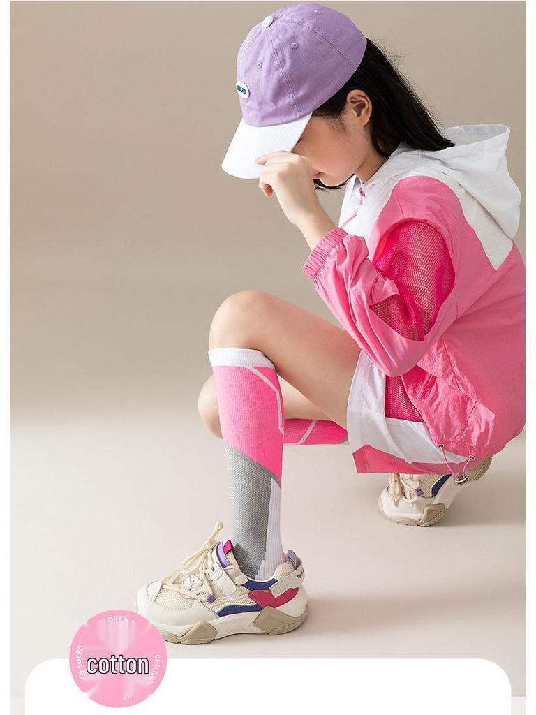 Meikes Youth Compression Calf Socks: Fashionable, Stylish, and Comfortable for Running and Sports
