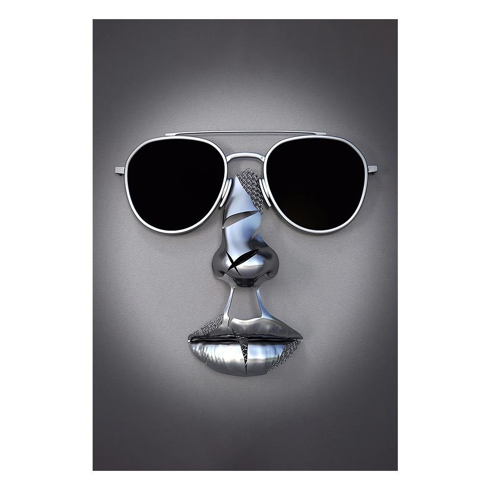 Золотая и серебряная фигурка, статуя, картина на холсте, металлическая скульптура, печать на плакатах, романтические фотографии для влюбленных, современное настенное искусство, домашний декор