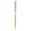 Alphax Chopsticks, Made In Japan, Natural Wood, Dishwasher Safe, Pastel Pink Lacquer, 23cm