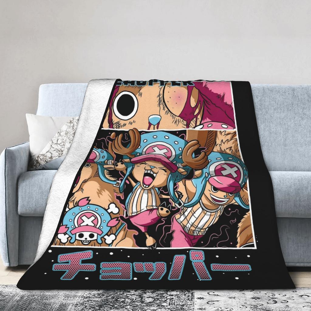 Тони Тони Чоппер One Piece Плед Коралловый Флис Плюшевый Весна Осень Ультра-Мягкое Покрывало для Дома Путешествий Постельное Белье