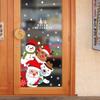 New Christmas Cartoon Wall Sticker, Shopping Mall Shop Window Glass Wall Decoration Painting Sticker