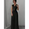 Fashion Vest Vest Pleated Skirt Pants Suit Women's Clothing
