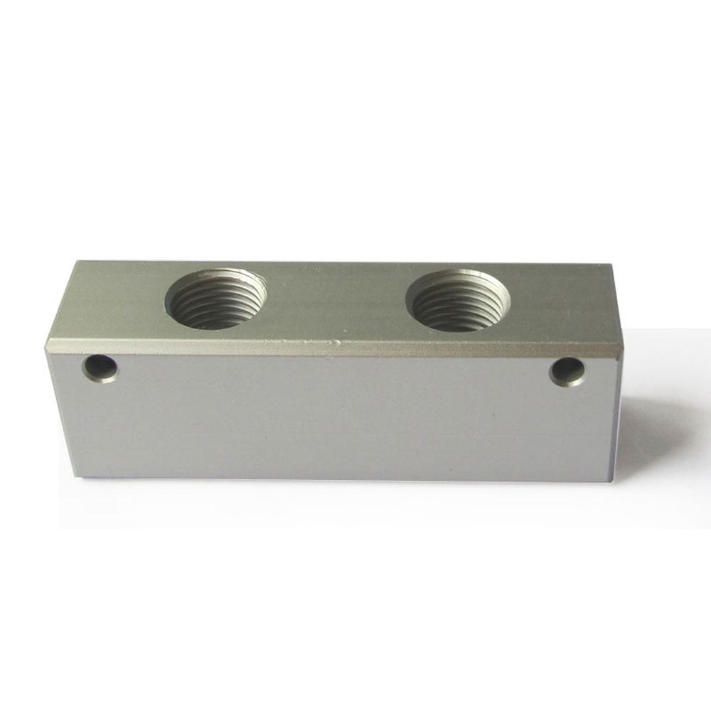20x25мм ШxВ 1/4" BSP Внутренняя 2 3 4 5 6 7 8 10-ходовой 4-12 портов Сплошной алюминий Пневматический распределительный блок-разветвитель