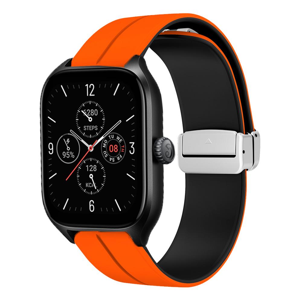 Ремешок 20 мм для Huami Amazfit GTS2 GTS4, мини-силиконовый ремешок на запястье для Amazfit Bip U 3 Pro GTS 4 2 2E 3, магнитный браслет, ремешок для часов