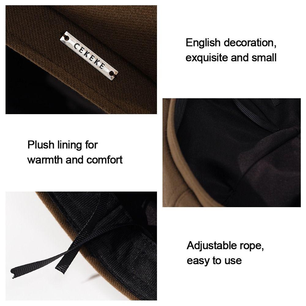 Однотонная шапка-бини в стиле ретро, винтажная шляпа-берет, плоская кепка, фетровые береты, берет-кепка