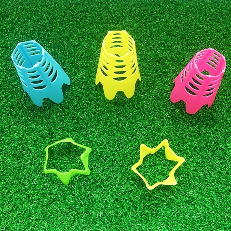 10Pcs Golf Simulator Tees Indoor Golf Tees Golf Mat Tees for Winter Turfs and Driving Range, Pack of 5 Tall and 5 Small