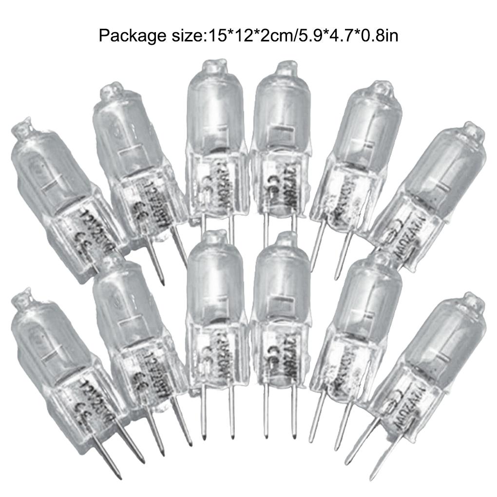 10 шт. штифтов для цоколя галогенной лампы, вольфрамовая лампа, высокоэффективное декоративное освещение для жизни на балконе с использованием расходных материалов