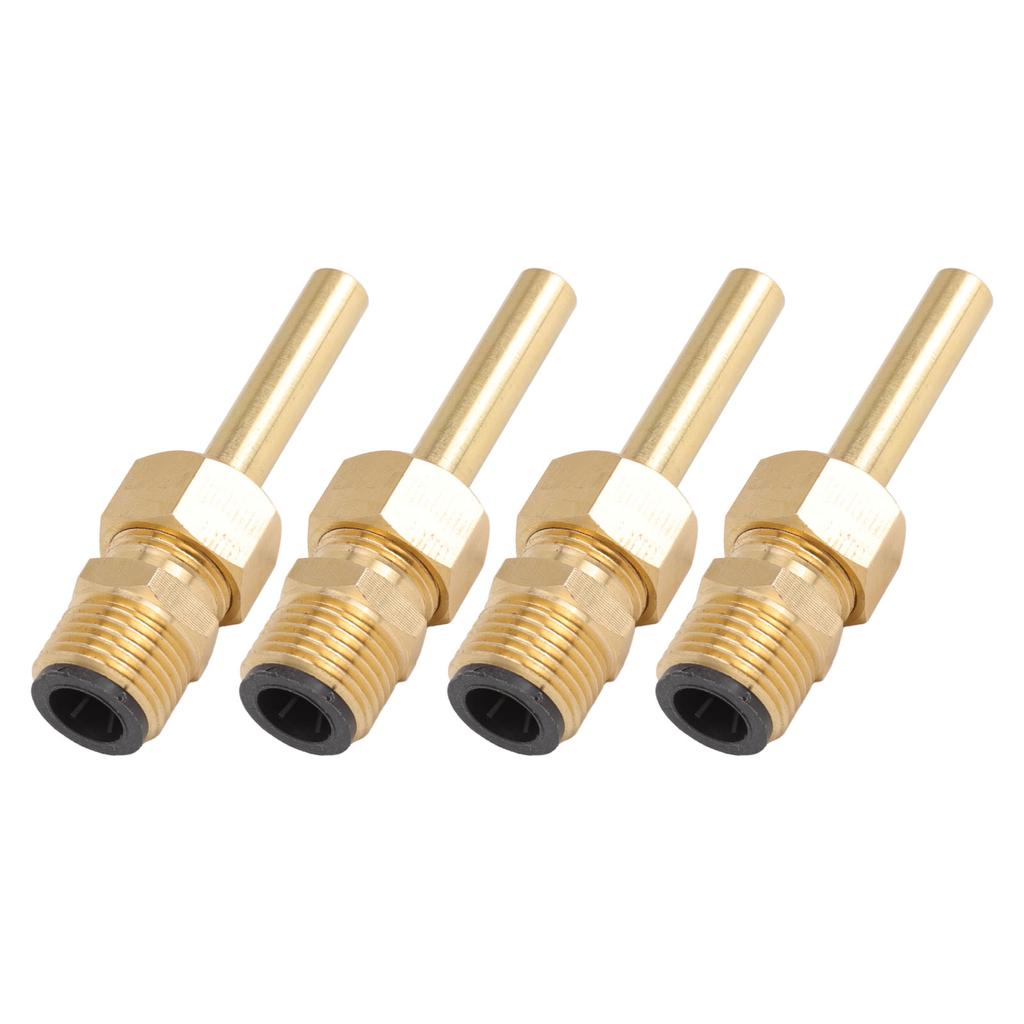 4 шт. фонтанные насадки из чистой меди, большая шестиугольная насадка с прямой струей, одинарная насадка для водного пейзажа