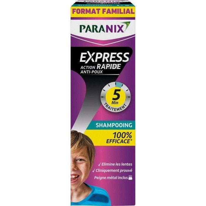 Paranix Express Shampooing anti poux + peigne 300ML