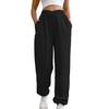 Women Sweatpants High Waisted Loose Fit Sport Pants with Pockets Crossover Joggers Athletic Pants Comfy