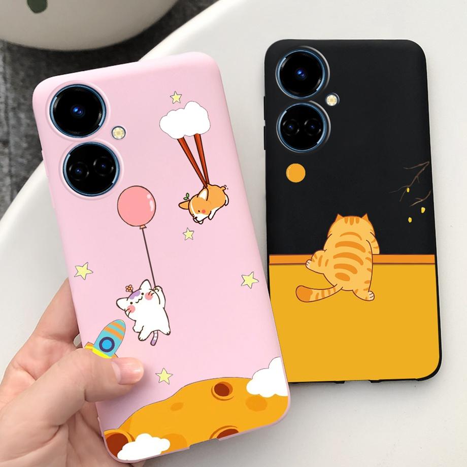 Чехол для телефона Tecno Camon 19 Pro Противоударный Мягкий ТПУ Бампер Для Camon 19 Neo Camon19 Pro 5G Силиконовый Чехол Funda Женская Мода