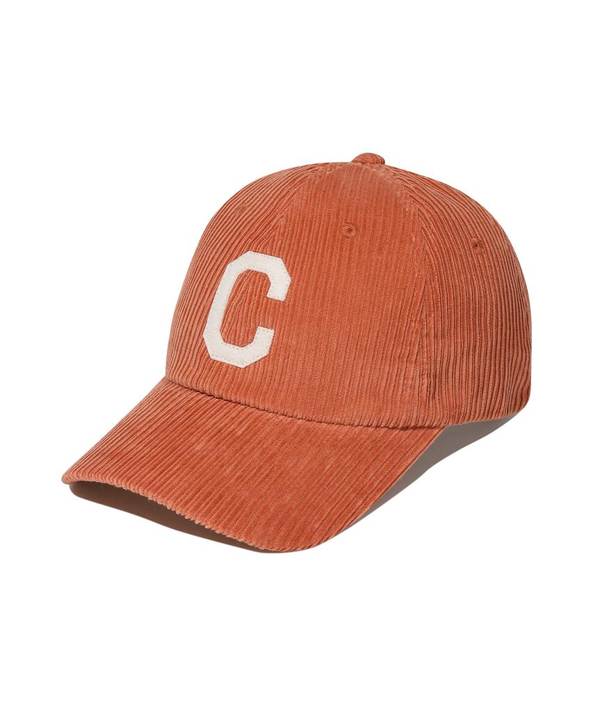 COVERNAT Corduroy C Logo Ball Cap Orange
