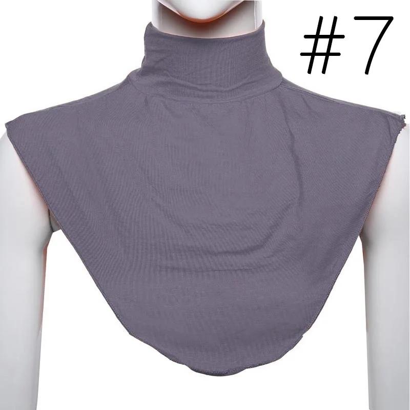 Charming Women's Fashion Modal False Collar Hijab Moslem Fake Collar Faux Turtleneck Neck Dickey False Mock Blouse Half Top