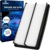 CA10013 Replacement Engine Air Filter, Efficient Filtration Offers 99% Air Purification, Fit For Honda Odyssey (2005-2010), Pilot (2009-2015), Acura