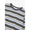 STudio Tomboy Men Mini Logo Wappen STripe Long Sleeve T shirT 9176322982a