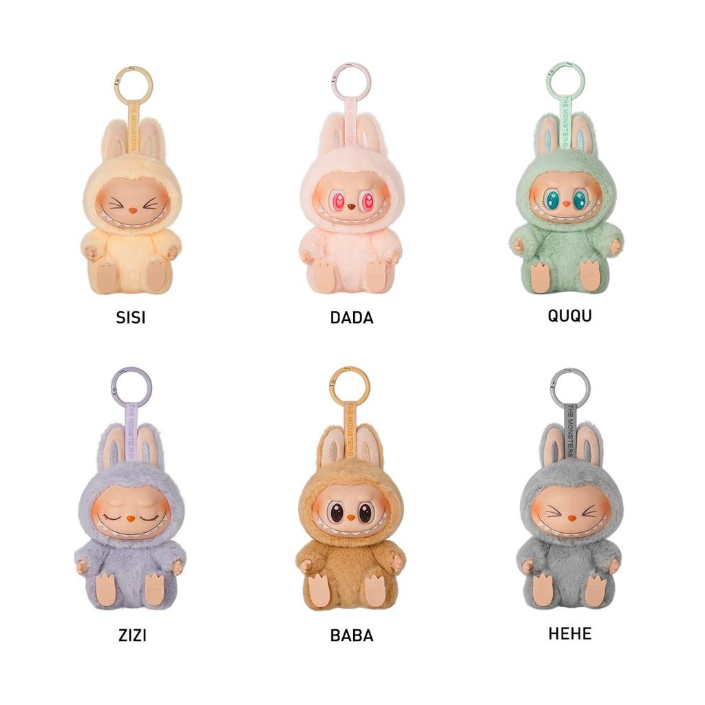 POP MART THE MONSTERS Have a Seat Plush Series [1 Piece] Pop Mart Gachapon Blind Box Figure Plastic Model Premium Toy Soft Vinyl Original Character