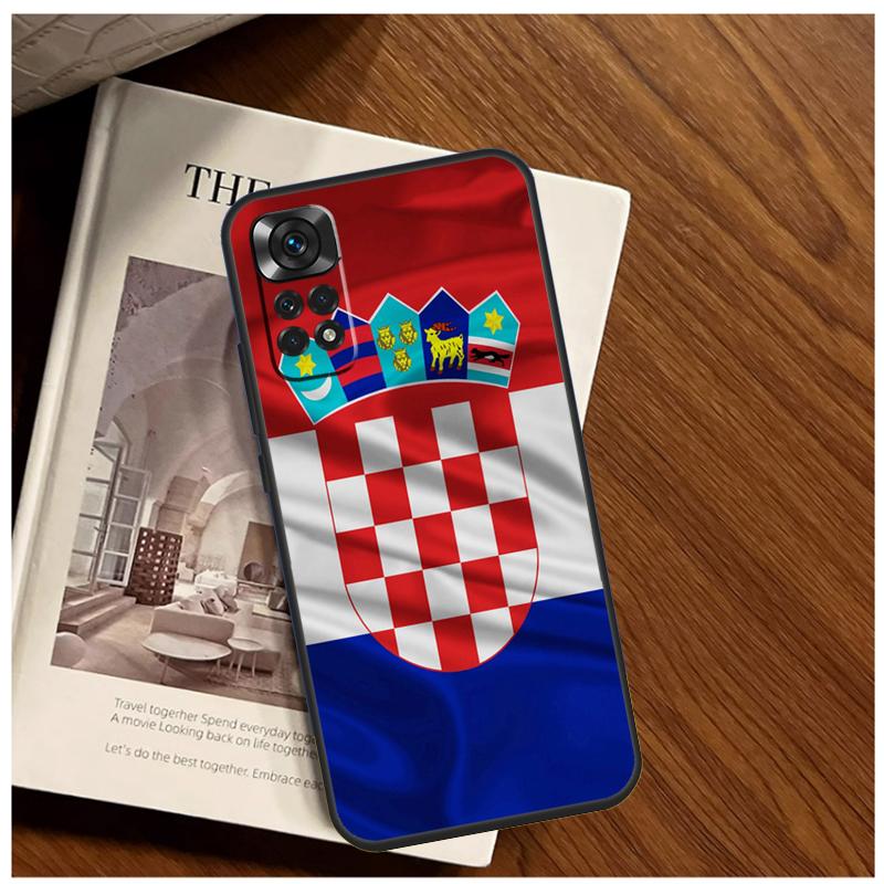 Чехол-футляр с гербом и флагом Хорватии для Xiaomi Redmi Note 14 13 9 10 11 12 15 Pro Plus Чехол для Redmi 15 C 13C 12C 10C 14C