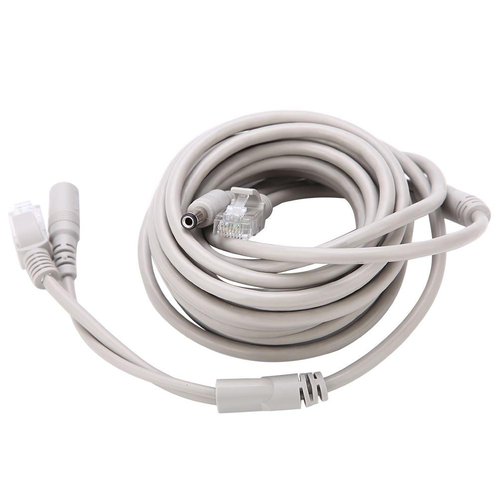 5M10M15M20M RJ45+DC Ethernet CCTV кабель для IP-камер NVR система 10 Мбит/с100 Мбит/с (5M)