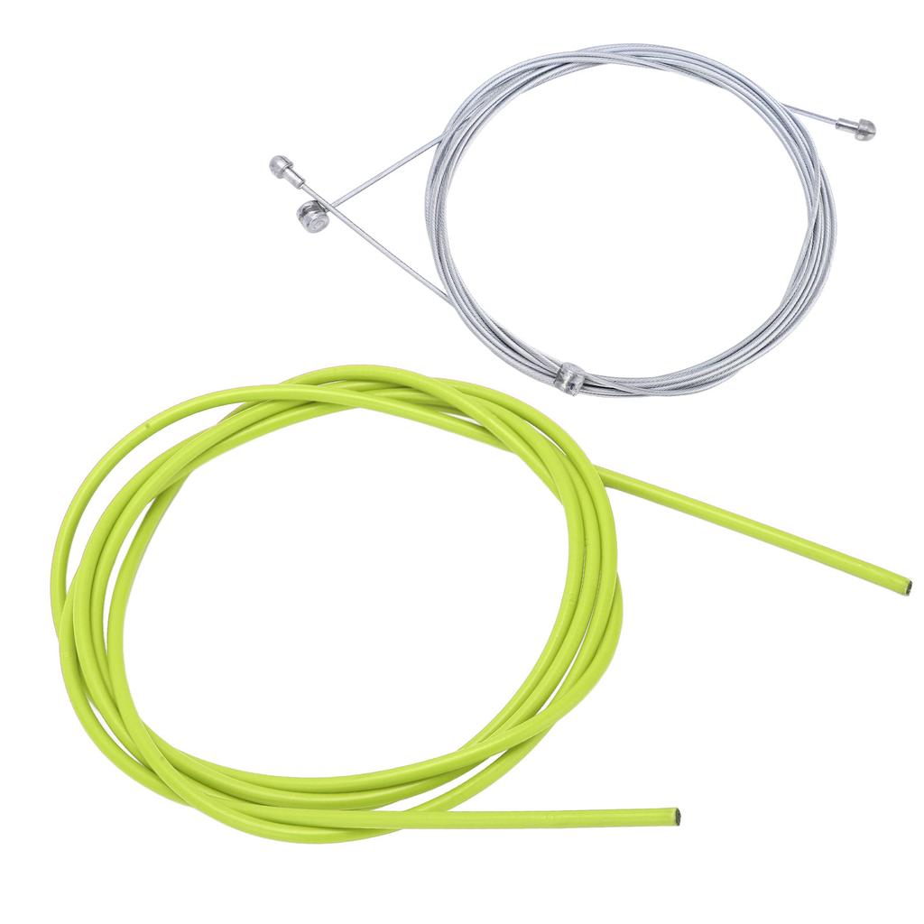 BOLANY Велосипедный тормозной тросик и рубашка Комплект Стабильный Прочный 5 мм Велосипедный тормозной тросик Зеленый