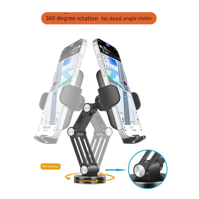 Adhesive Aluminum Alloy Mobile Phone Car Mount for Dashboard, Specifically for Cars and Trucks, for Navigation and Video Recording