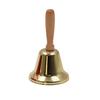 Festive Attention Christmas Hand Bell Wooden Handle Kindergarten Kids Christmas Jingle Ring Xmas Decorations Christmas Bells