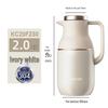 2l ivory white one-button press