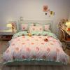 3/4 шт./комплект для студенческого общежития 1,2 м простыня одеяло наволочка комплект из трех предметов корейский милый матовый утолщенный удобный постельное белье двуспальная кровать комплект из 4 предметов