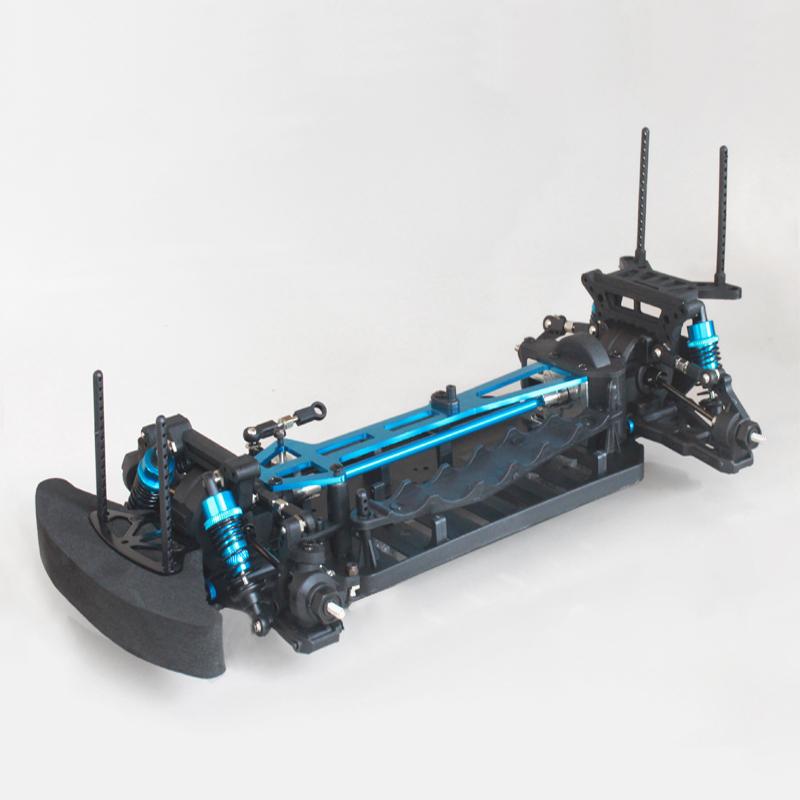 HSP 94123 Шасси улучшенная версия 1/10 RC 4WD Модель автомобиля On-Road Гоночный/Дрифт Автомобиль Пустой каркас Бесколлекторная версия