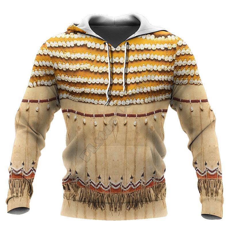 Весенняя мужская толстовка с капюшоном, личность, 3D цифровая индийская печать, топ с длинным рукавом