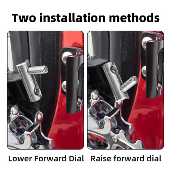 Удлинитель переднего переключателя скоростей для шоссейного велосипеда R8000 R7000 R9100, прочная нержавеющая сталь, регулировка высоты переднего переключателя скоростей, сменные аксессуары