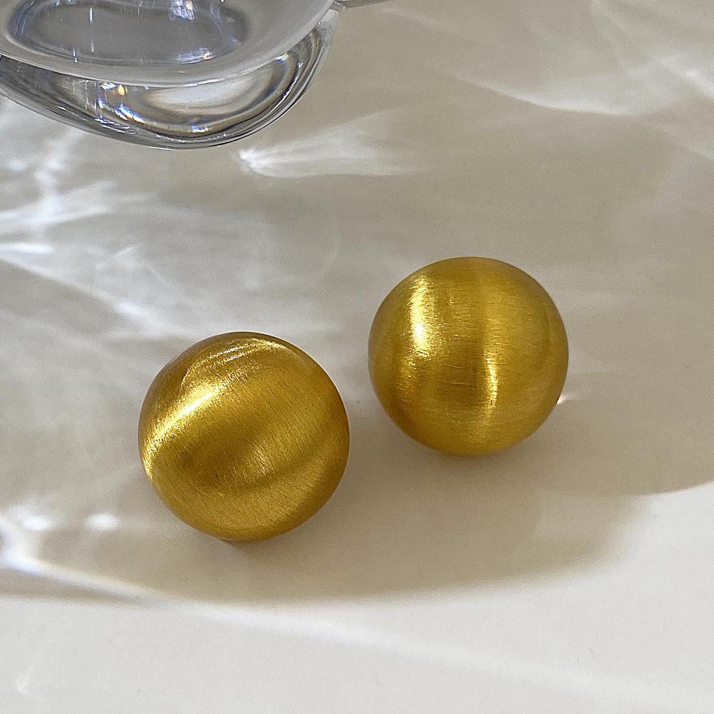 Женские ретро серьги-пусеты в нерегулярную полоску - Преувеличенный европейский и американский уличный стиль высокого класса