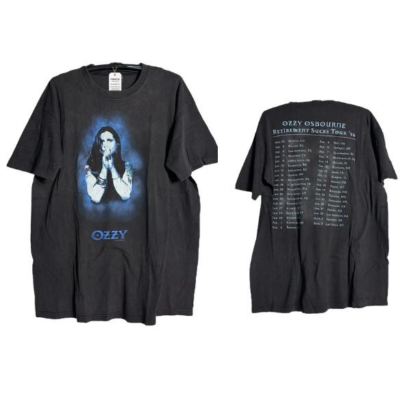 New Apparel Vintage Ozzy Osbourne USA Tour 1996 T-Shirt Heavy Metal Band Comfort Unisex T-Shirt