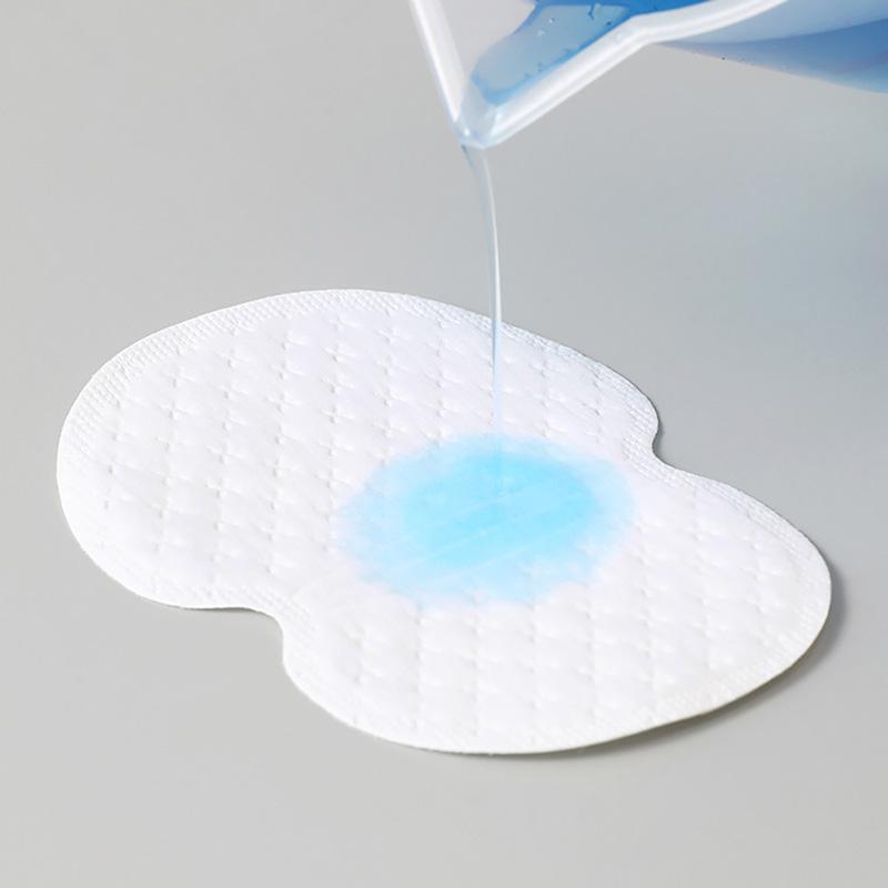 10 шт., одноразовые подушечки унисекс для подмышек, впитывающие пот, подмышки