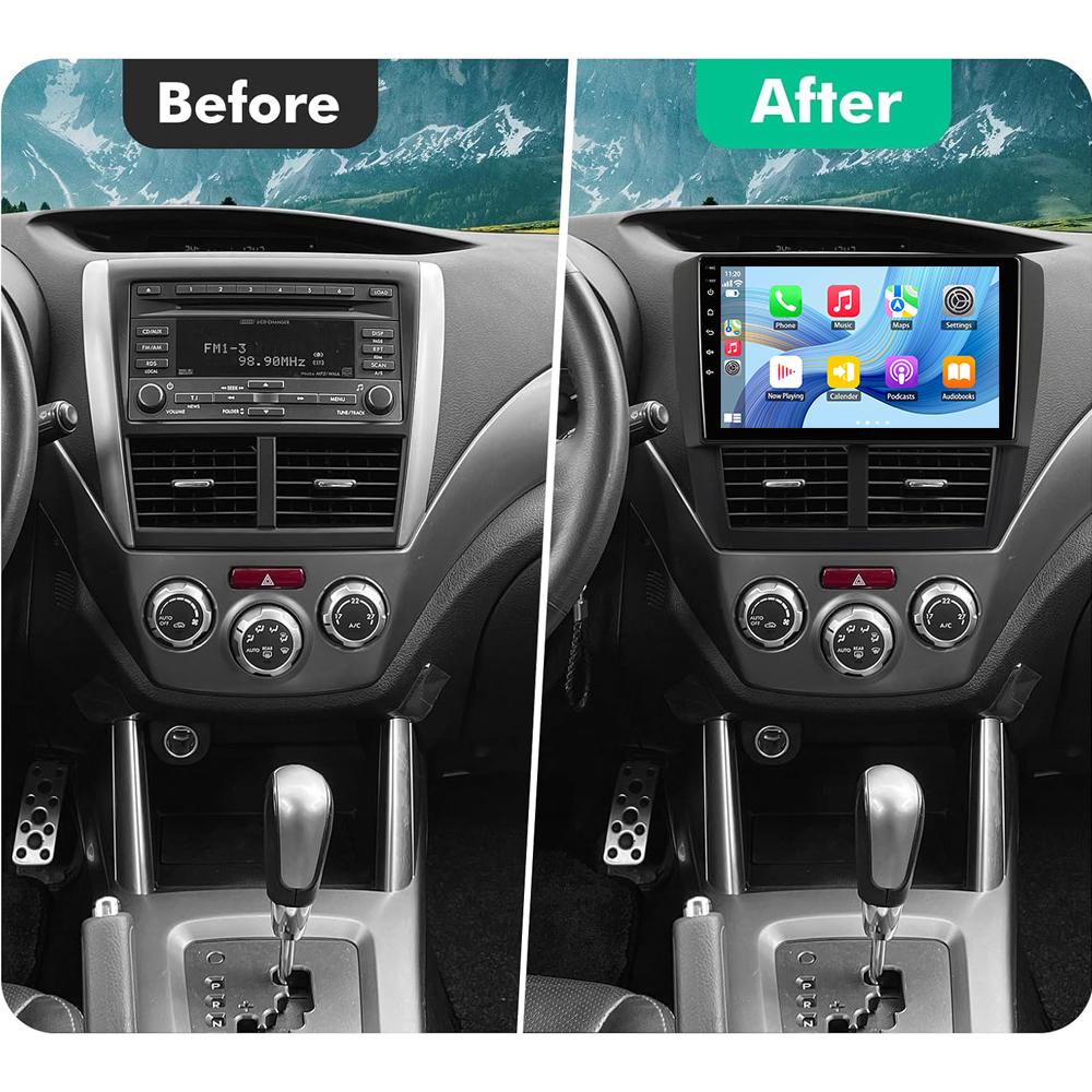 Для Subaru Forester 3 SH Impreza WRX STI 2008 2009 2010 2011 2012 Android Auto Car radio Carplay мультимедийный плеер GPS Stereo FM