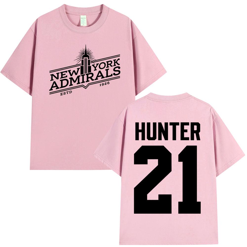 Разогретая Rivalry Scott Hunter 21 New York Admirals Футболки Унисекс Одежда Мода Винтажная Оверсайз Футболка Хлопок Повседневная Футболка
