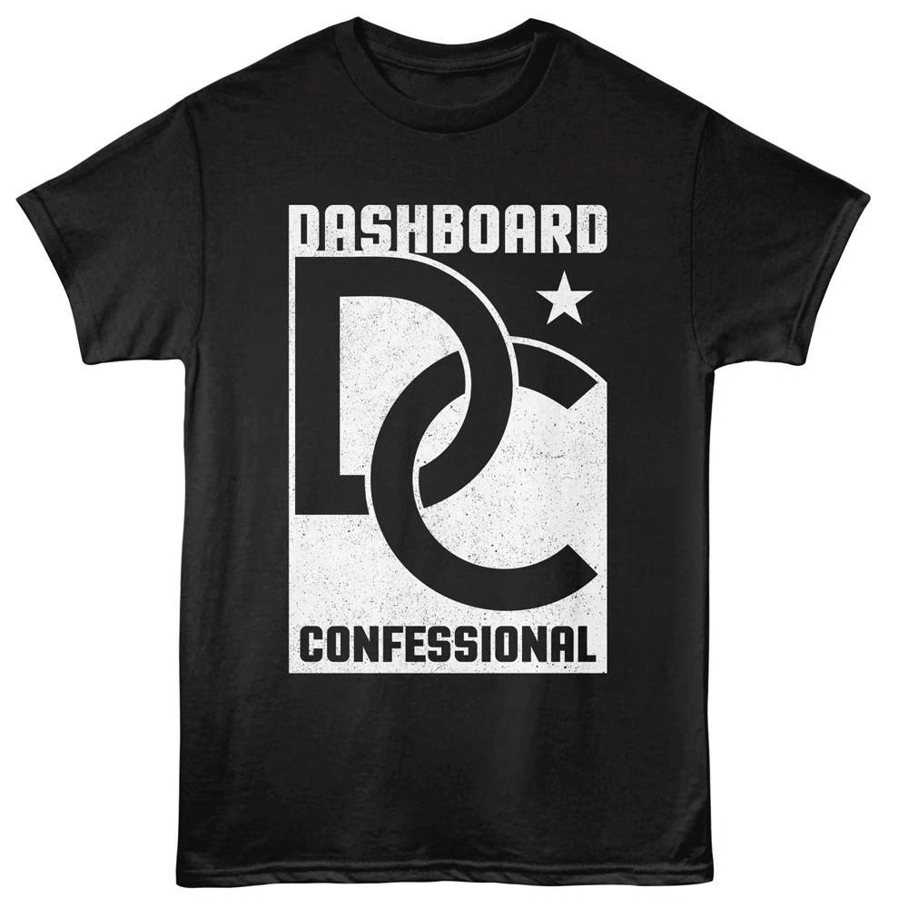 Dashboard Confessional American Emo Band Interlocking Logo Men's T shirt