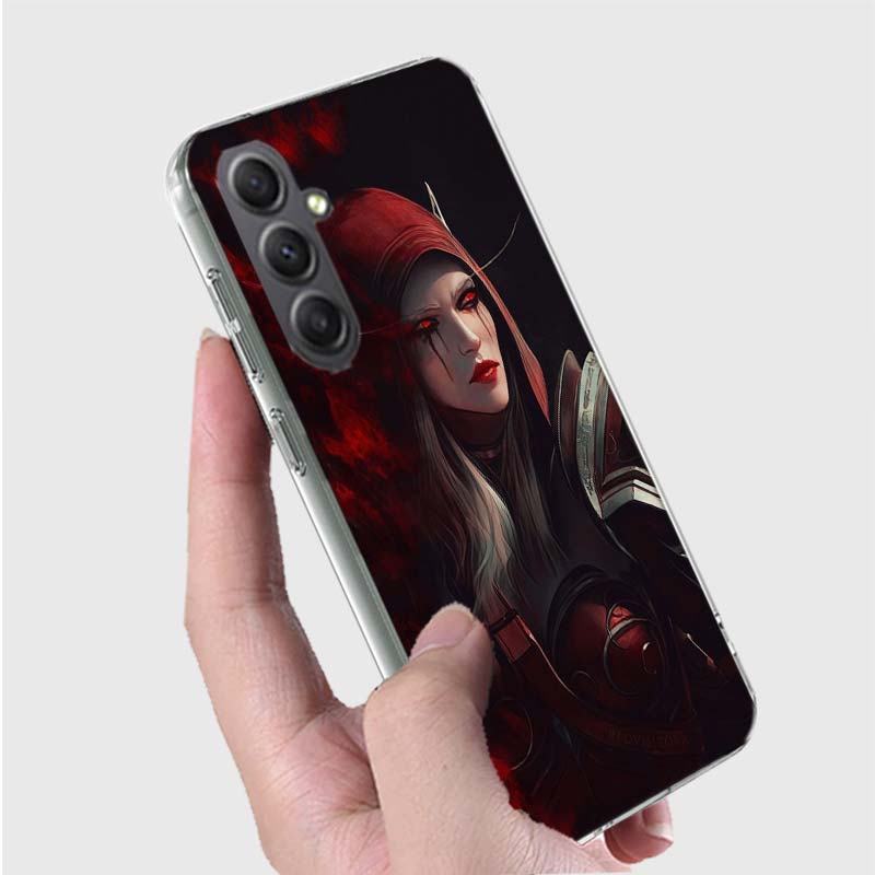 W-World Of W-Warcraft Elf Phone Case for Samsung A16 A26 A36 A56 A17 A37 A57 A07 A06 A02S A03 A04S A05S Galaxy Note 20 10 A50S A