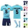 Personalised Shirts Kit Mens Girls With Name Number Custom Football Jerseys For Boys Training Suit